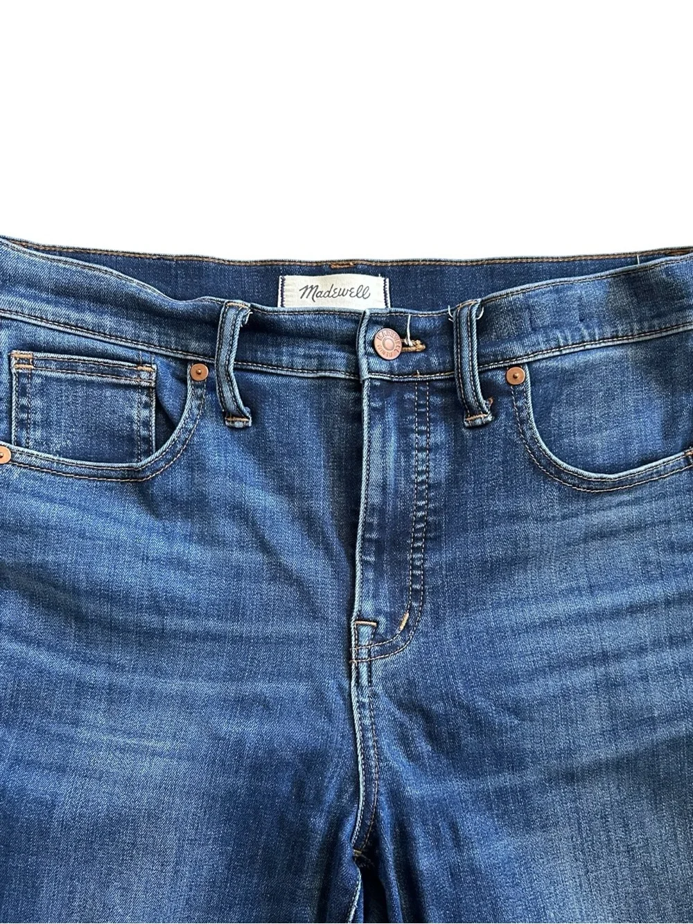Madewell Women's Skinny Jeans 10" High Rise Dark Wash Denim Size 29 - Picture 5 of 5